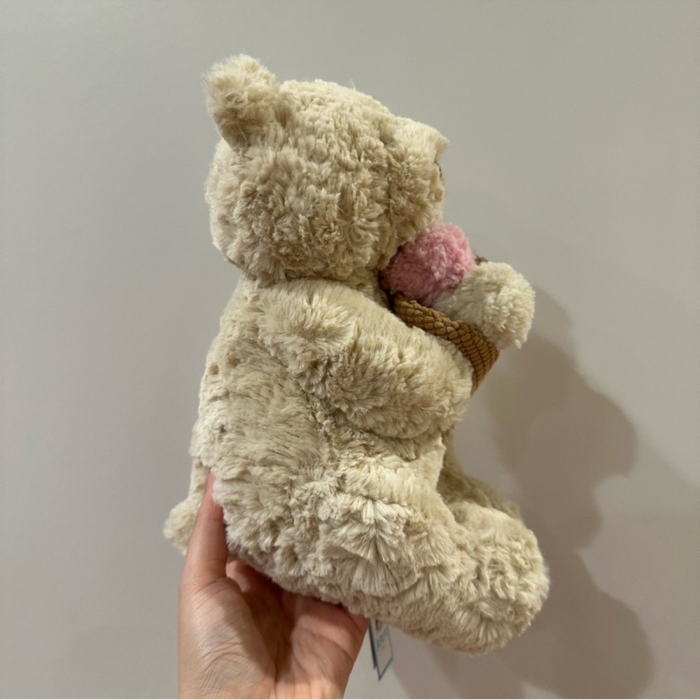 Authentic Jellycat NYC Exclusive Oatus Bear With Ice Cream - Picture 3 of 6